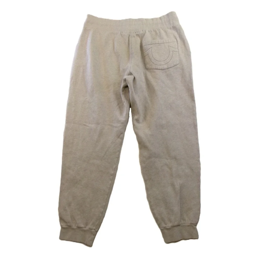 True Religion Classic Logo Jogger‎ Mens Medium Gray Horseshoe Sweatpant